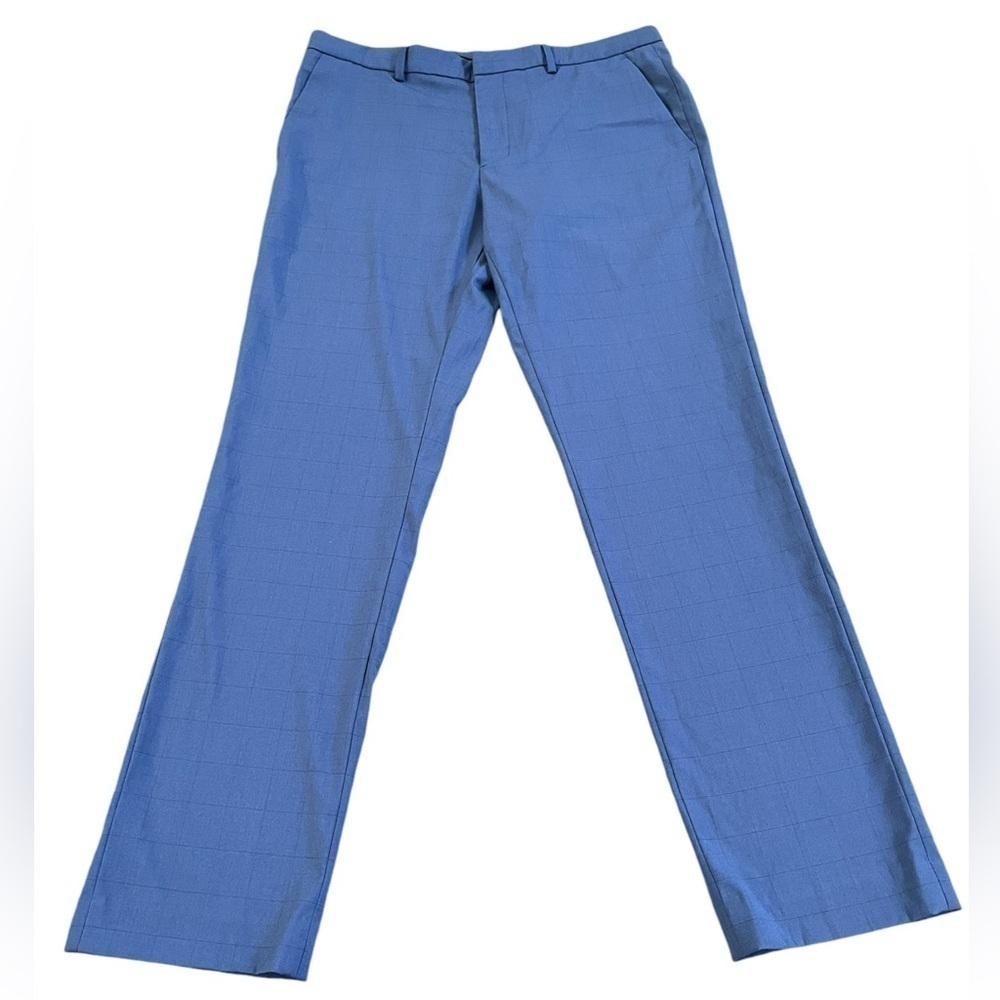 Perry Ellis Portfolio Men Blue Dress Pants size 33x32